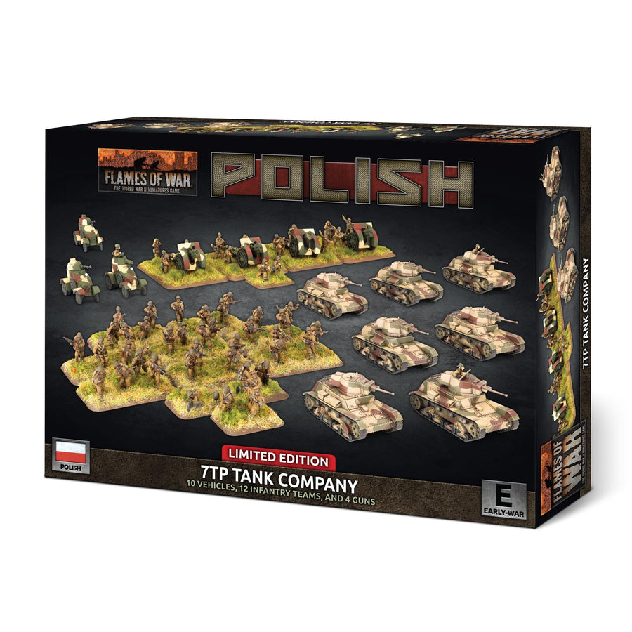 Flames of War: Polish 7TP Tank Company Starter Force (Limited Edition) (PLAB03)