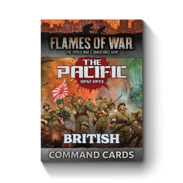 Flames of War: The Pacific - British, Australian & Indian Command Cards (FW258BC)