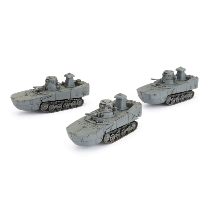 Flames of War: Type 2 Ka-Mi Naval Tank Platoon (JBX15)