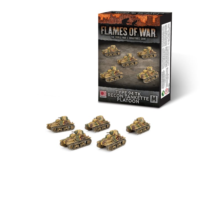 Flames of War: Type 94 TK Recon Tankette Platoon (JBX14)
