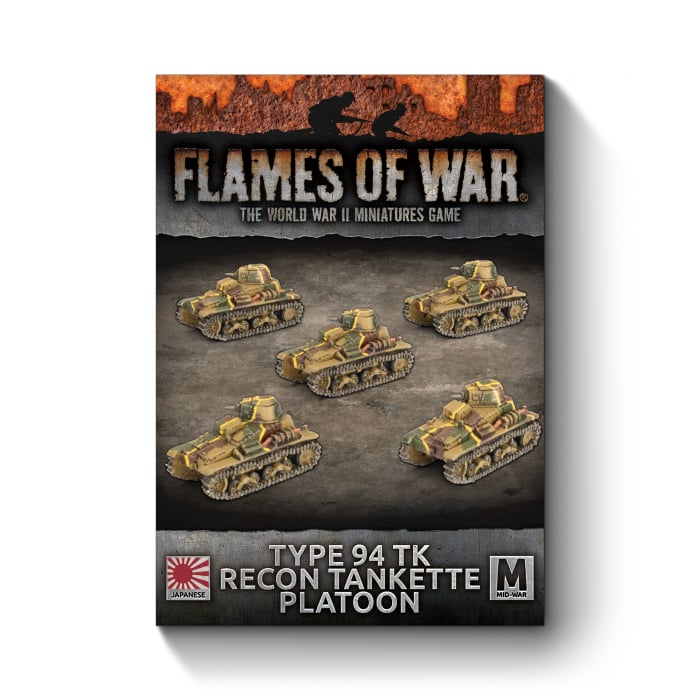 Flames of War: Type 94 TK Recon Tankette Platoon (JBX14)