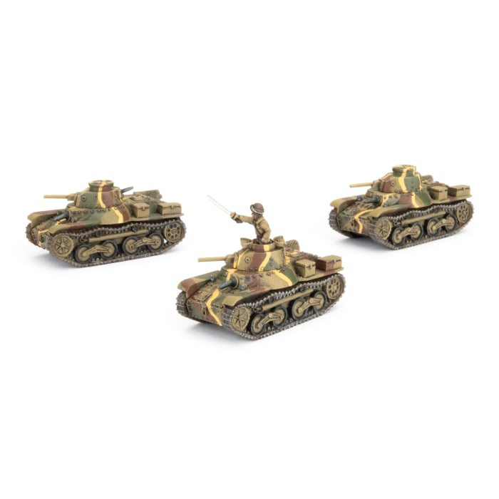 Flames of War: Type 95 Ha-Go Light Tank Platoon (JBX12)