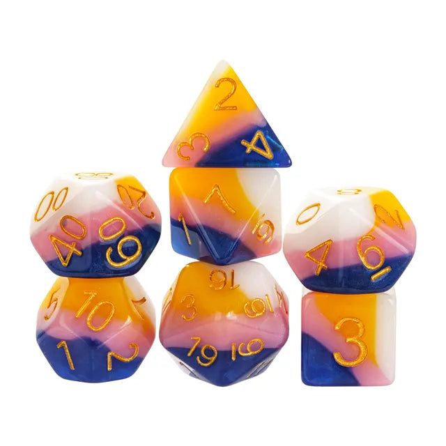 Fruit Taffy RPG Dice Set (Foam Brain) (FBG2631)