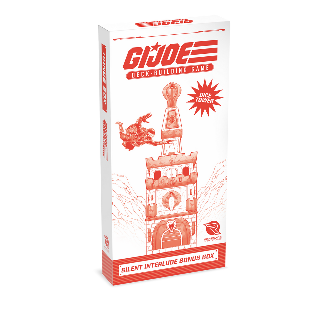 G.I. JOE Deck-Building Game Cobra Silent Castle Dice Tower