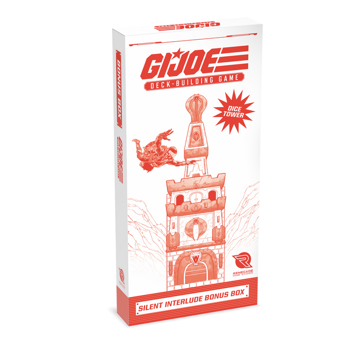 G.I. JOE Deck-Building Game Cobra Silent Castle Dice Tower