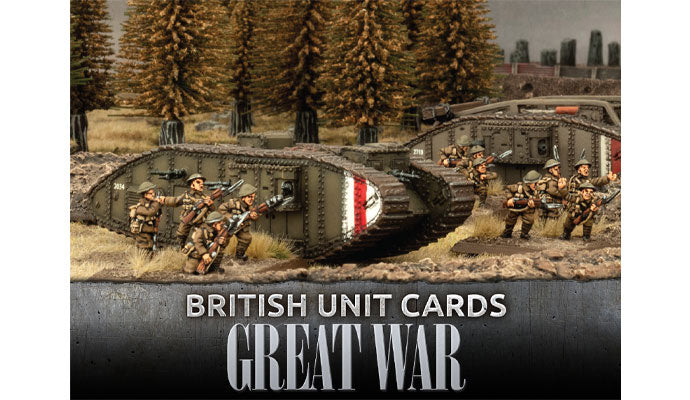 Great War: British Unit Cards (x72 Cards) (GBR901)