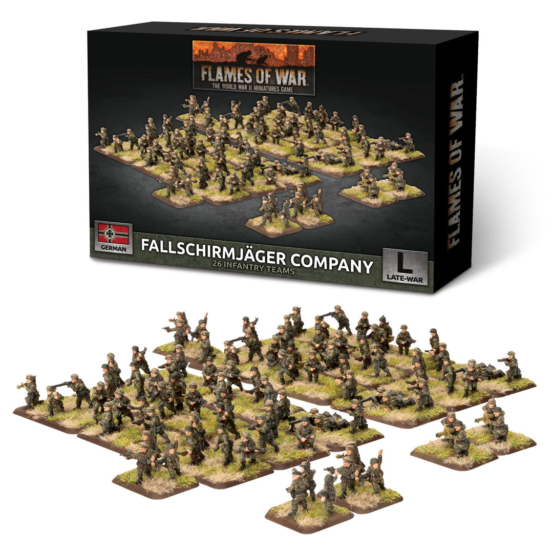 Flames of War: Fallschirmjager Company (Plastic) (GBX136)