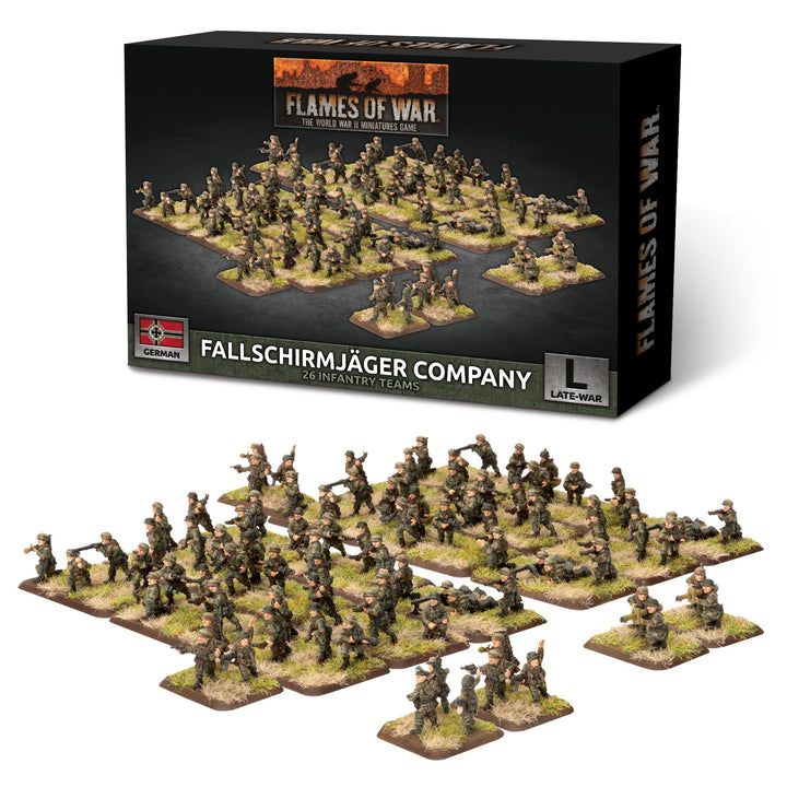 Flames of War: Fallschirmjager Company (Plastic) (GBX136)