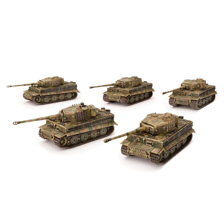 Flames of War: Tiger Heavy Tank Platoon (x5 Plastic) (GBX140)