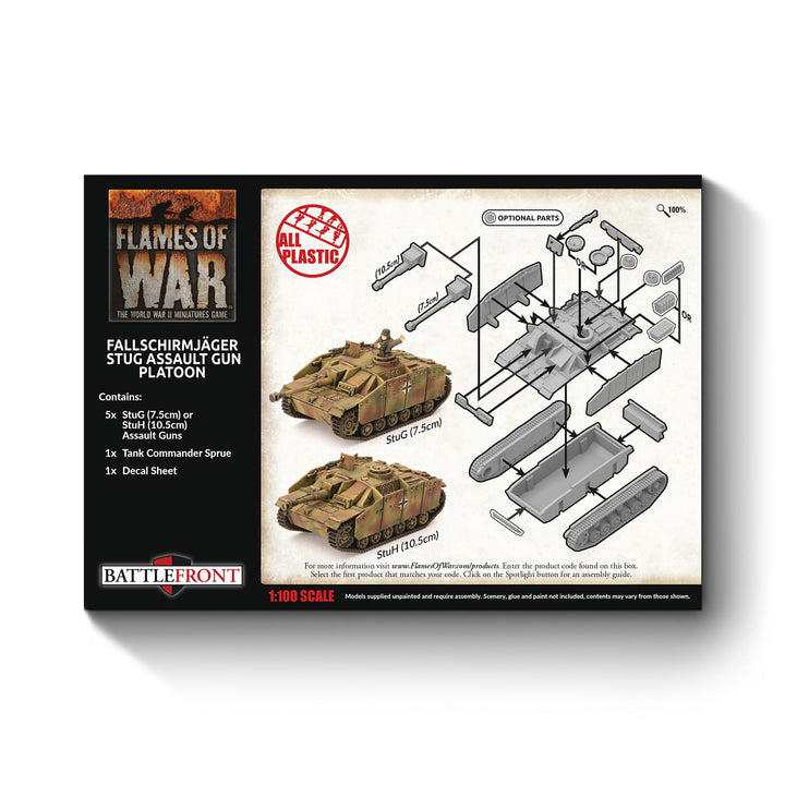 Flames of War: StuG (Late) Assault Gun Platoon (x5 Plastic) (GBX143)