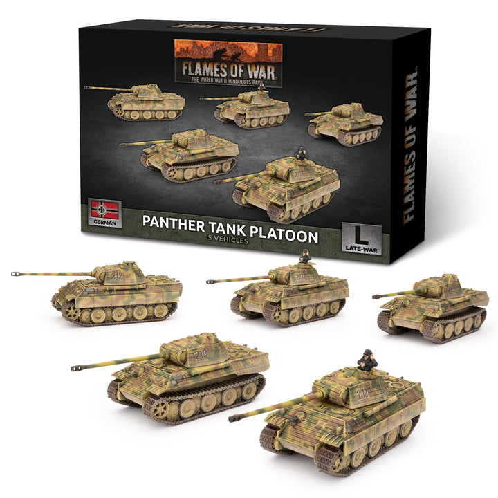 Flames of War: Panther A (Early) (x5 Plastic) (GBX161)