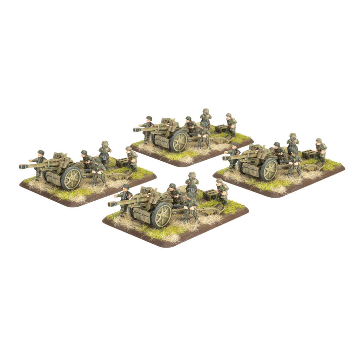 Flames of War: FJ 10.5cm Artillery Battery (x4 guns Plastic) (GBX213)