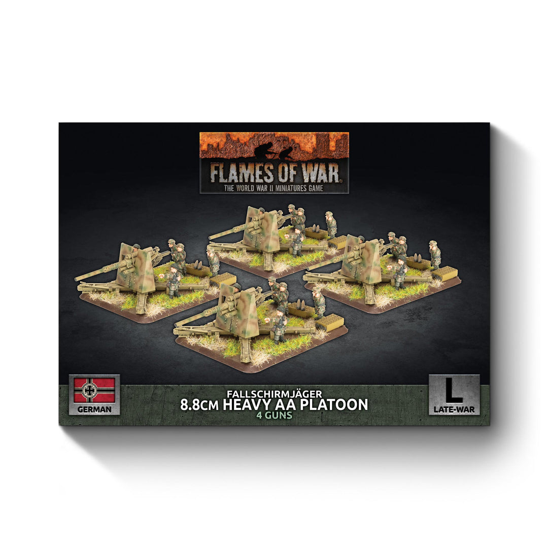 Flames of War: FJ 8.8cm Heavy AA (x4 guns Plastic) (GBX214)