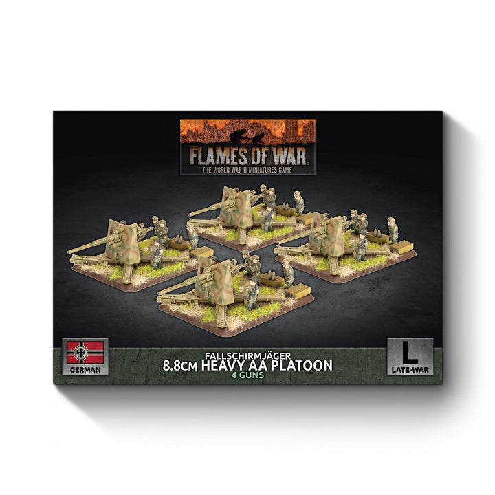 Flames of War: FJ 8.8cm Heavy AA (x4 guns Plastic) (GBX214)