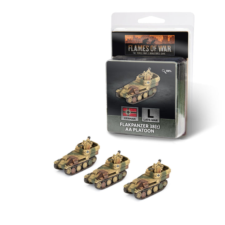 Flames of War: Flakpanzer 38(t) (2cm) (x3) (GE171)