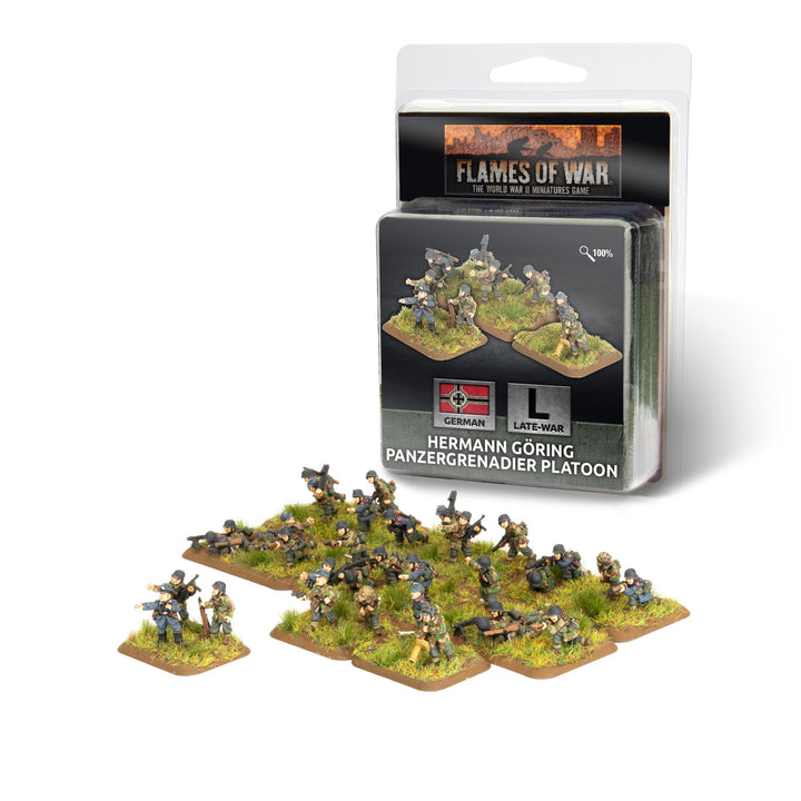 Flames of War: Hermann Göring Panzergrenadier Platoon (GE805)
