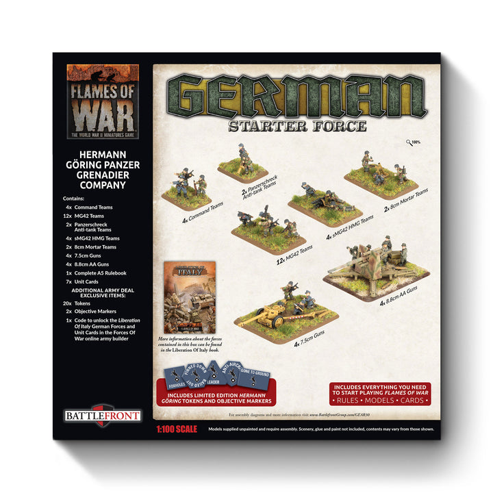 Flames of War: German Army Deal - Hermann Goering Panzergrenadier Company (GEAB30)