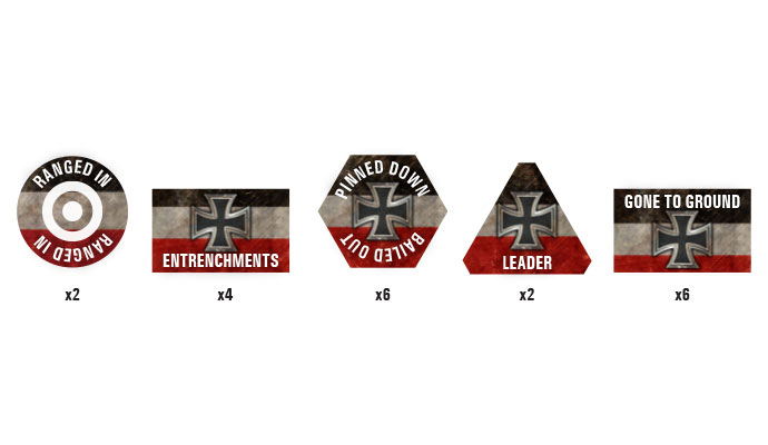 Great War: German Token Set (GTK01)