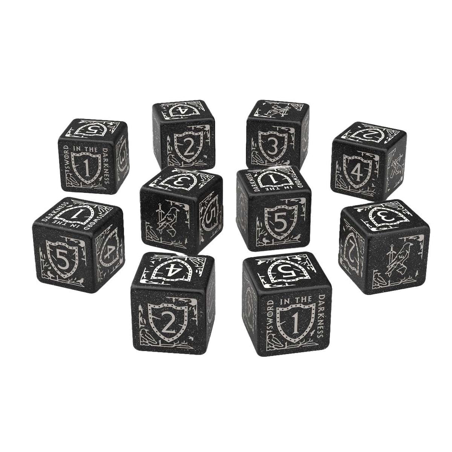 Game of Thrones: Night's Watch 10x D6 Dice Set (Q-Workshop)