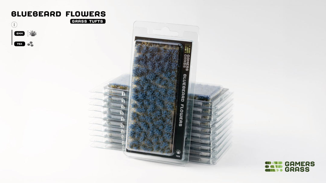 GamersGrass Bluebeard Flowers