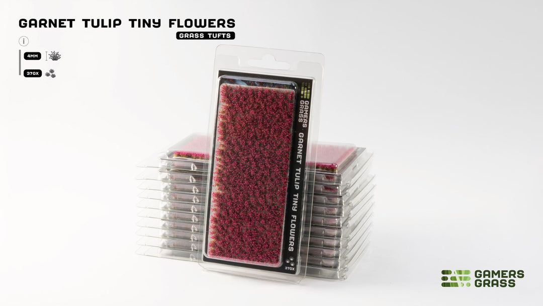 GamersGrass Garnet Tulip Tiny Flowers