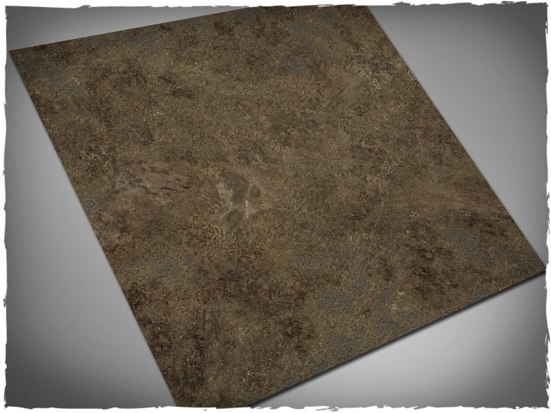 Gaming mat - Trench Mud (120x120 cm) (Deep-Cut Studio)
