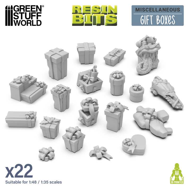 Gift Boxes 1:48-1:35 (Green Stuff World)