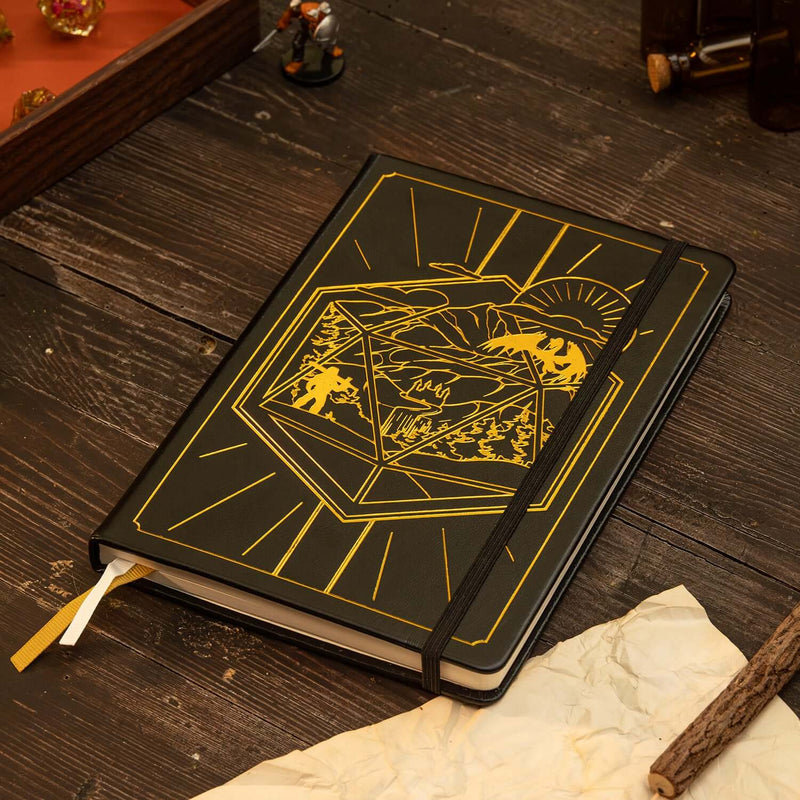 GlassStaff: 5E Player Journal (Black)
