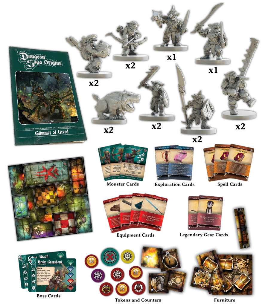 Dungeon Saga Origins: Glimmer of Greed Expansion