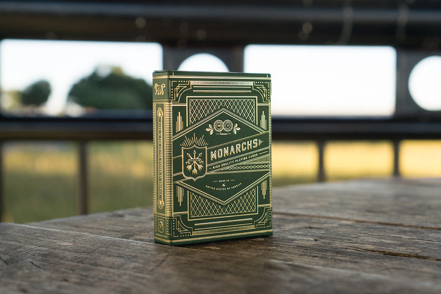 Green Monarch Playing Cards (theory11)