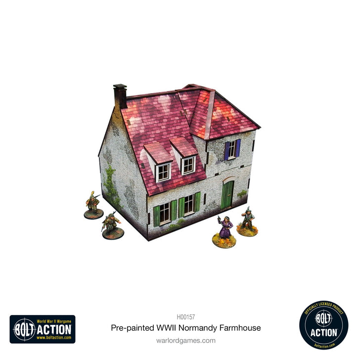 Bolt Action: Pre-painted WWII Normandy Farmhouse