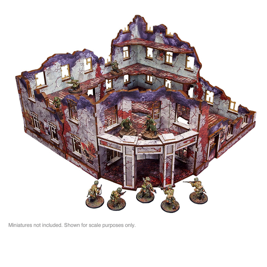 Pre-Painted WW2 Ostfront Stalingrad Univermag Front (with balcony)