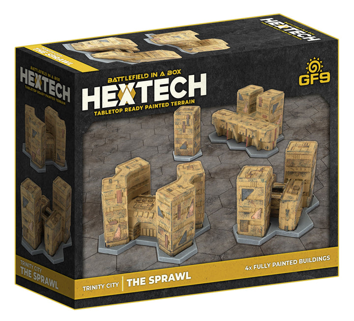 HexTech: Trinity City: The Sprawl (x4) (HEXT28)