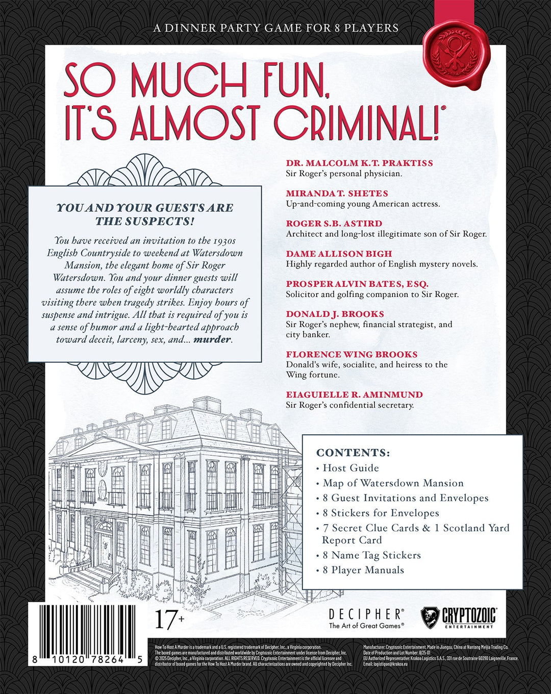How To Host A Murder: Watersdown Affair