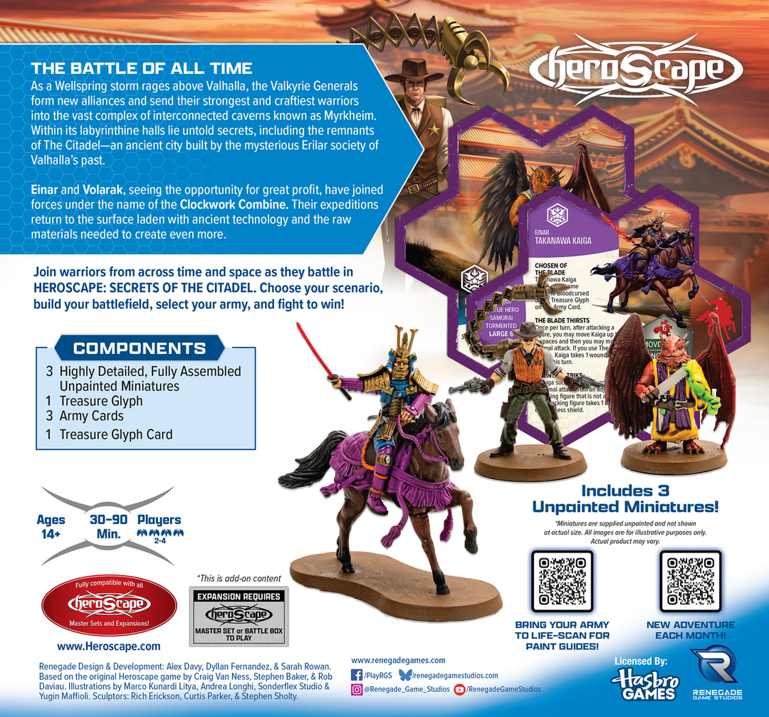 Heroscape: Secrets of the Citadel - Crooked Crew of the Clockwork Combine Army Expansion