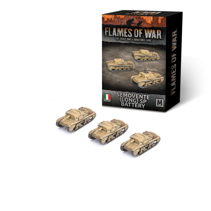 Flames of War: Semovente (Long 75mm) Assault Guns (x3) (IBX22)