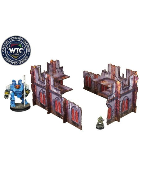 Imperial Walls Low (2) PREPAINTED (Micro Art Studio)