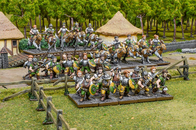 Kings of War: Halflings - Braves / Rifles / Spearspikes & Wild Lancers Battlegroup