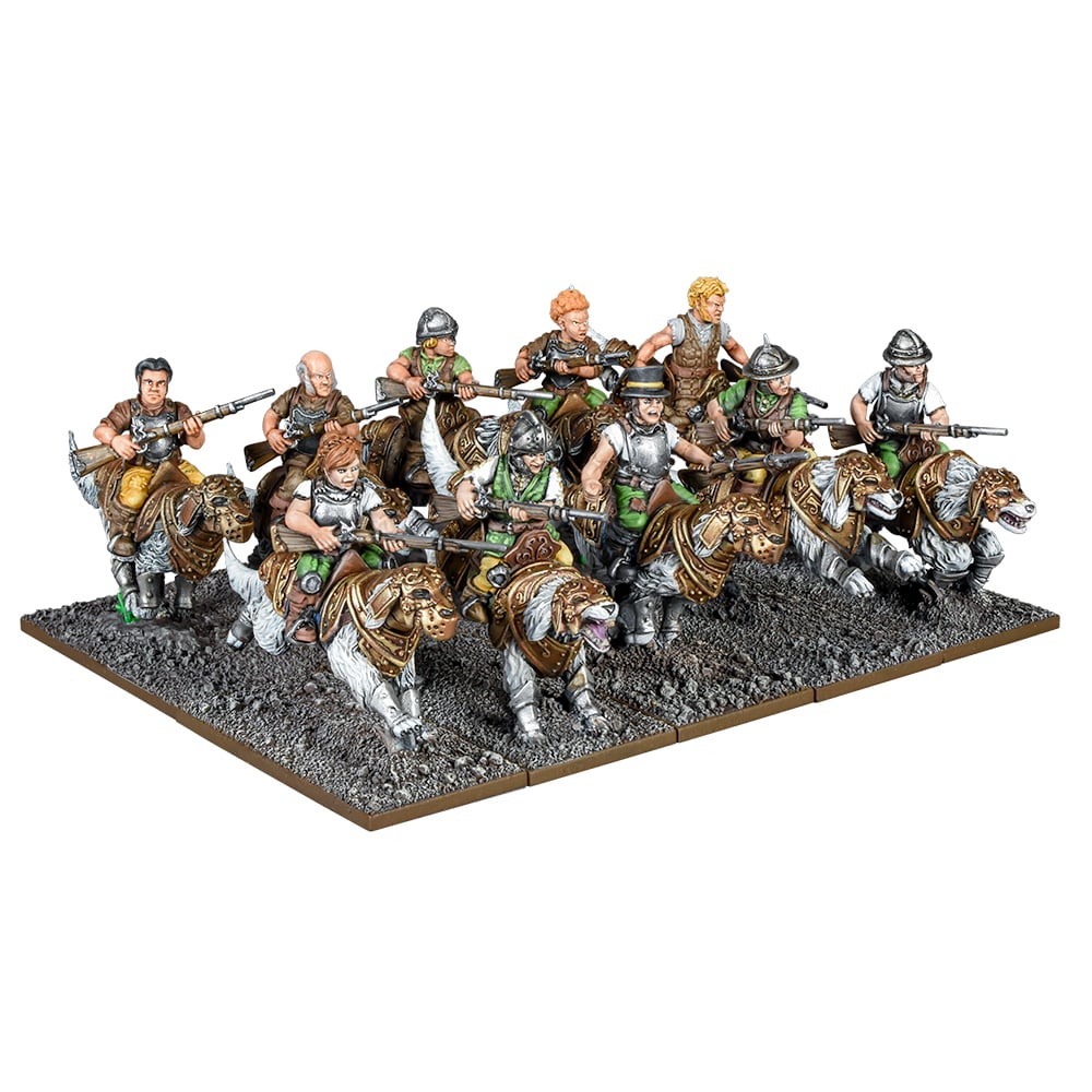 Kings of War: Halflings - Braves / Rifles / Spearspikes & Wild Lancers Battlegroup