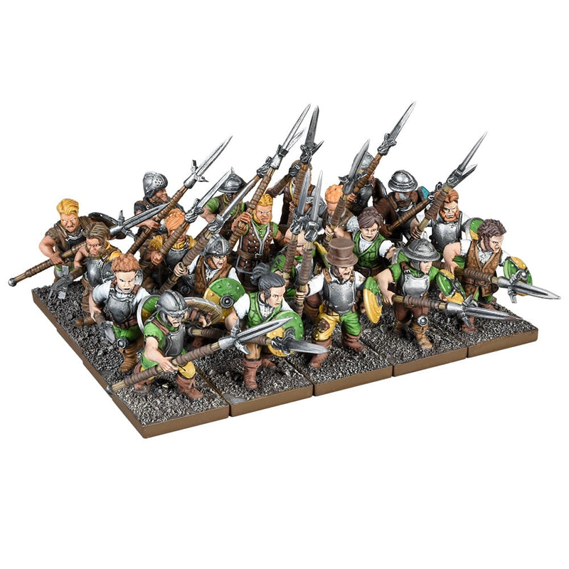 Kings of War: Halflings - Braves / Rifles / Spearspikes & Wild Lancers Battlegroup