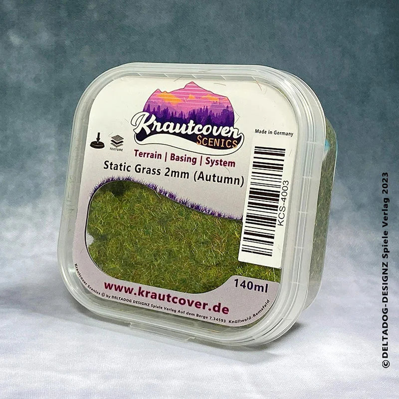 Krautcover: Groundcover - Static Grass Autumn 2mm (140ml)