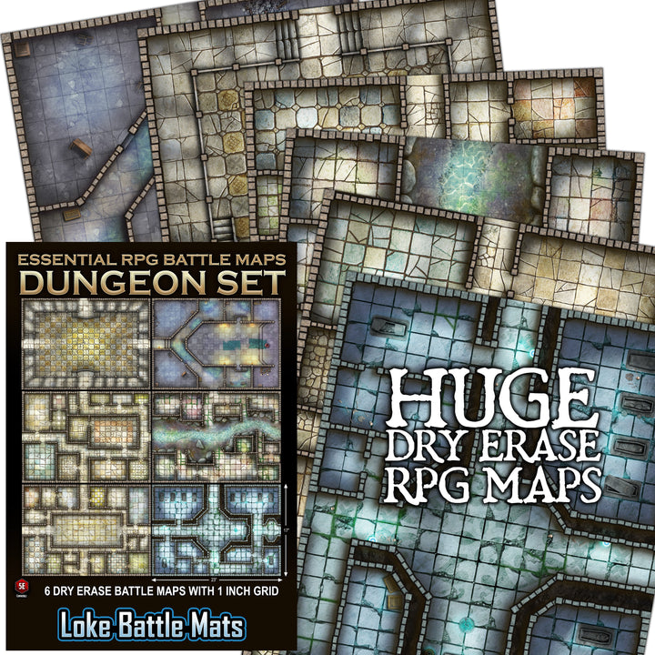 Essential RPG Battle Maps - Dungeon Set