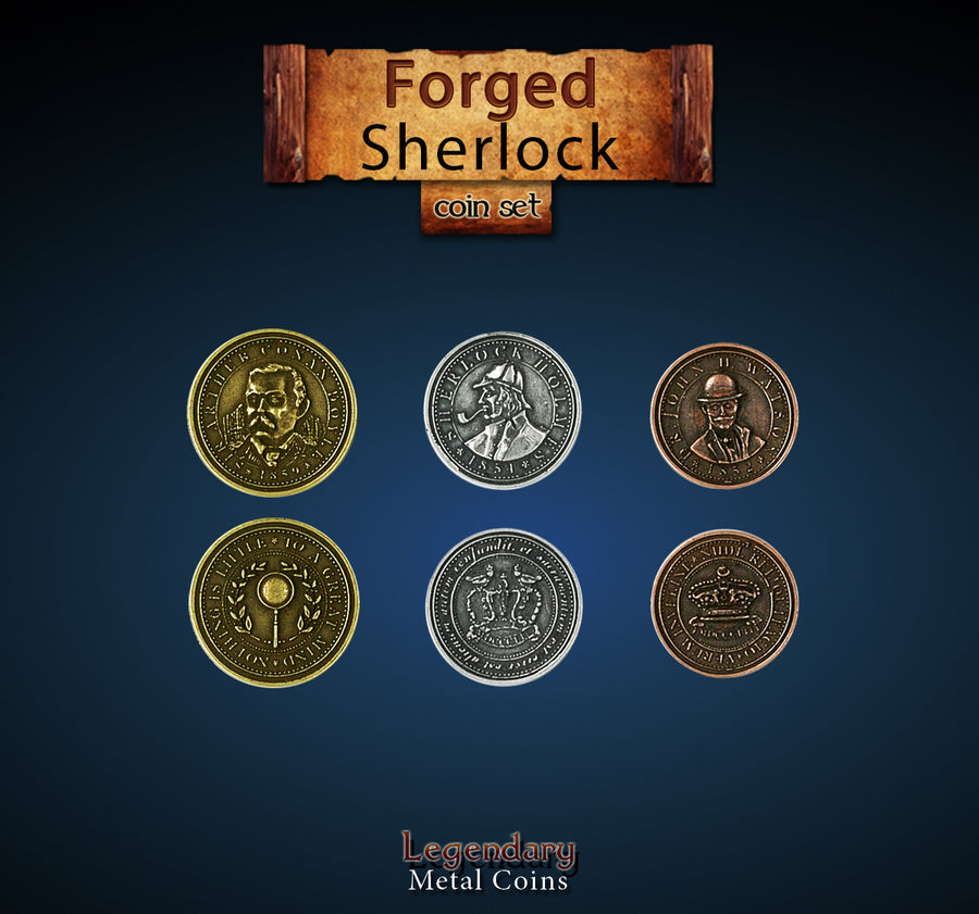 Legendary Metal Coins - Forged Sherlock (Drawlab)