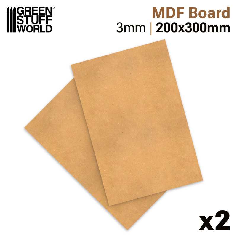 MDF sheets 200x300mm (Green Stuff World)