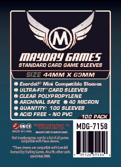 Mayday Games Standard-kvalitet kortlommer