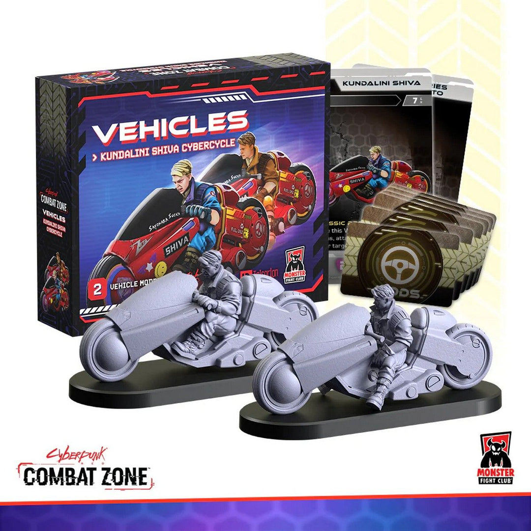 Cyberpunk Red Combat Zone: Cybercycle Kunalinda Shiva
