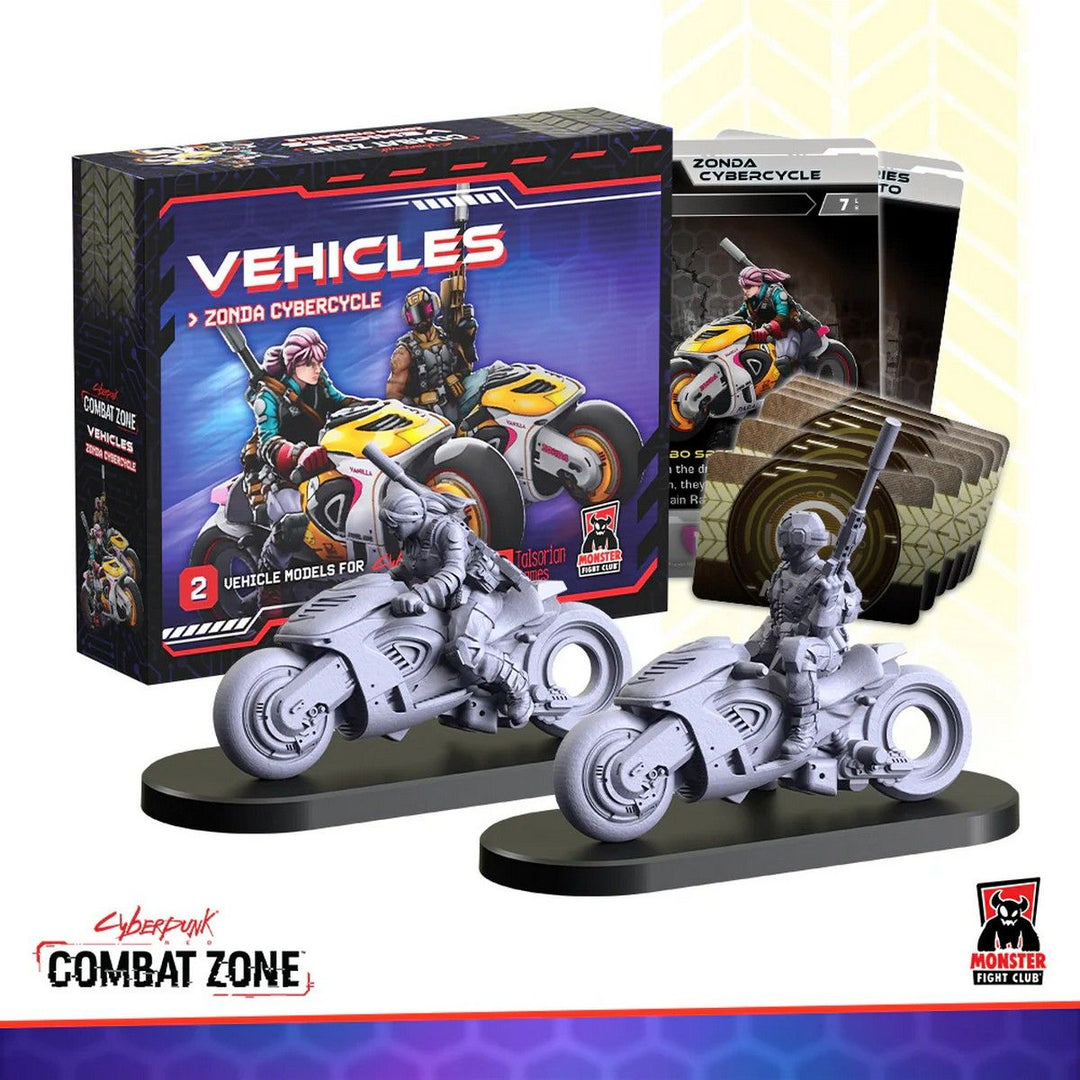 Cyberpunk Red Combat Zone: Zonda Cybercycle