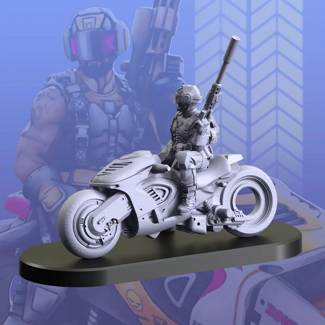 Cyberpunk Red Combat Zone: Zonda Cybercycle