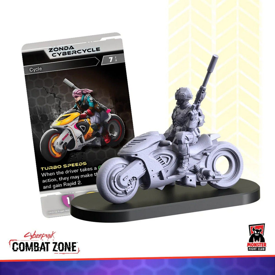 Cyberpunk Red Combat Zone: Zonda Cybercycle