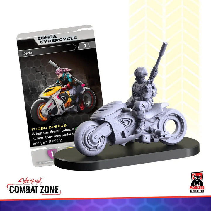 Cyberpunk Red Combat Zone: Zonda Cybercycle
